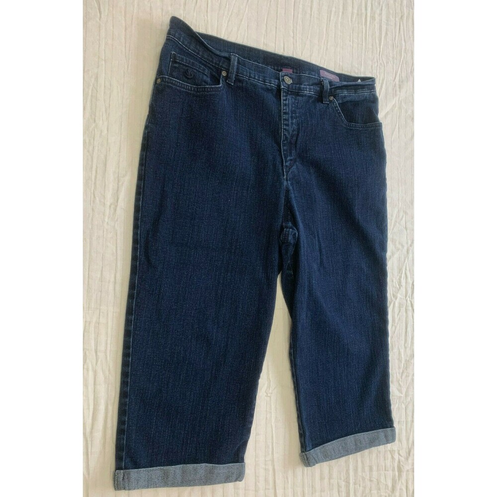GLORIA VANDERBILT WOMENS JEANS CAPRIS PANTS SIZE 16